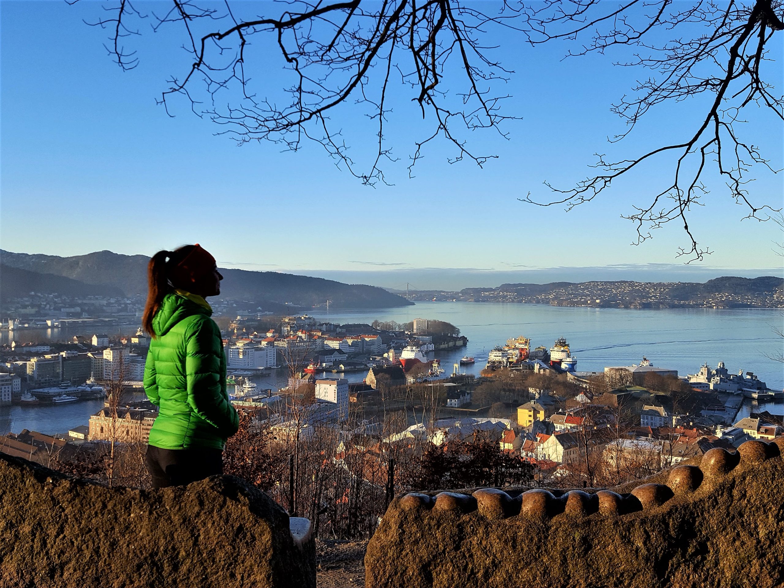 You are currently viewing Bergen panorama view from Fjellveien